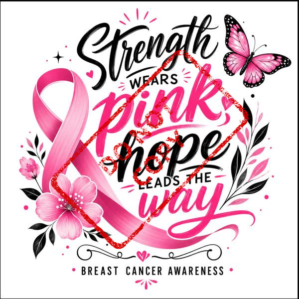 Strength wears pink; hope leads the way with breast cancer awareness.
